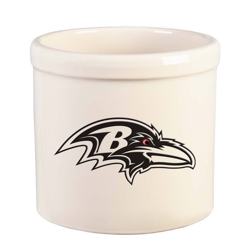 NFL Team Logo Stoneware Crock - Baltimore Ravens